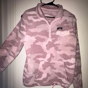 PINK Victoria's Secret Pink Camo Pullover Sweater